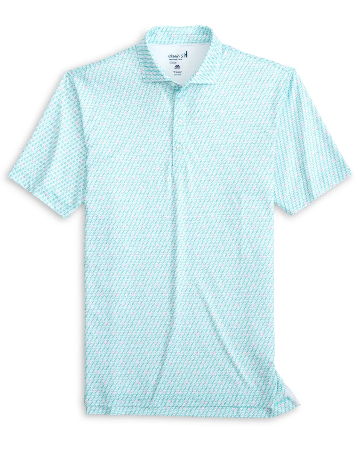 Mens Tori Richard Johnnie-O The Everglades Prep-Formance Polo Shirt - Tarpon
