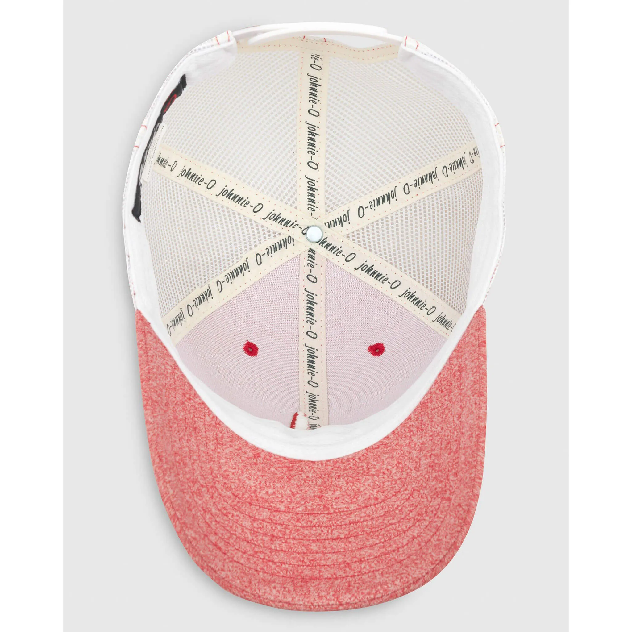 Mens Tori Richard Johnnie-O The Varsity Trucker Hat - Crimson