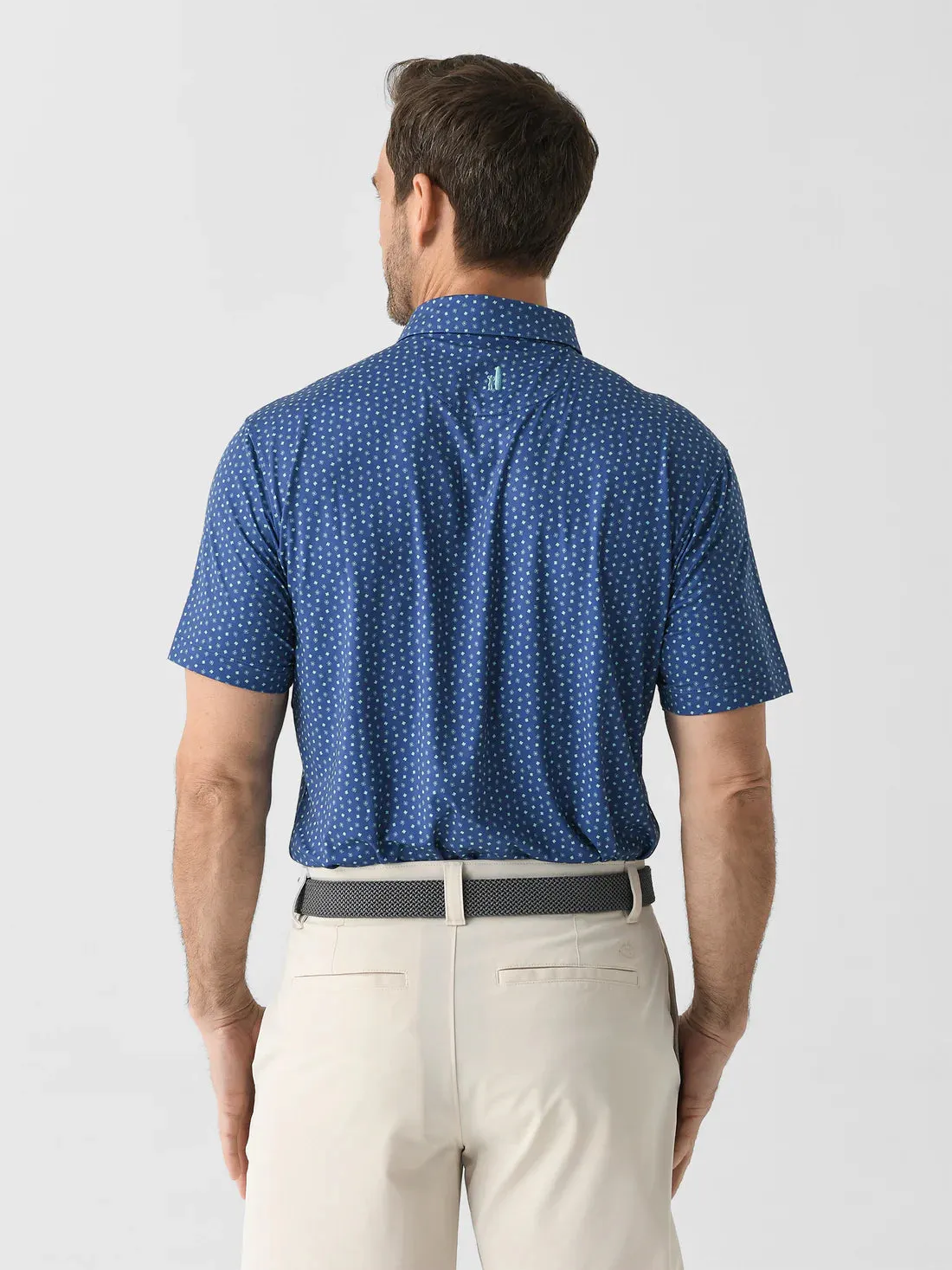 Mens Tori Richard Johnnie-O Top O The Mornin Featherweight Polo Shirt - Lake