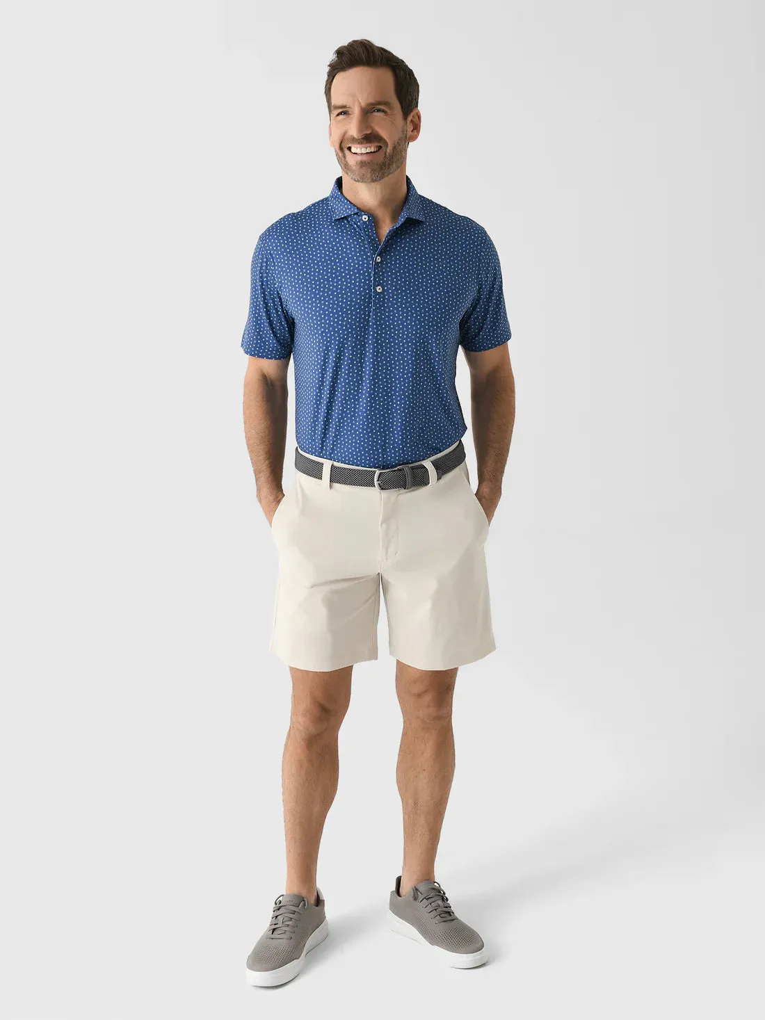 Mens Tori Richard Johnnie-O Top O The Mornin Featherweight Polo Shirt - Lake