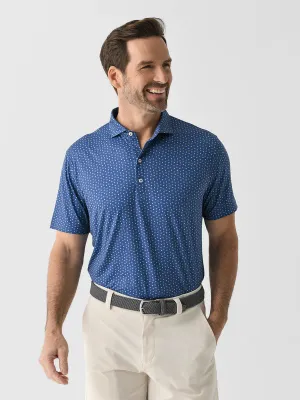 Mens Tori Richard Johnnie-O Top O The Mornin Featherweight Polo Shirt - Lake