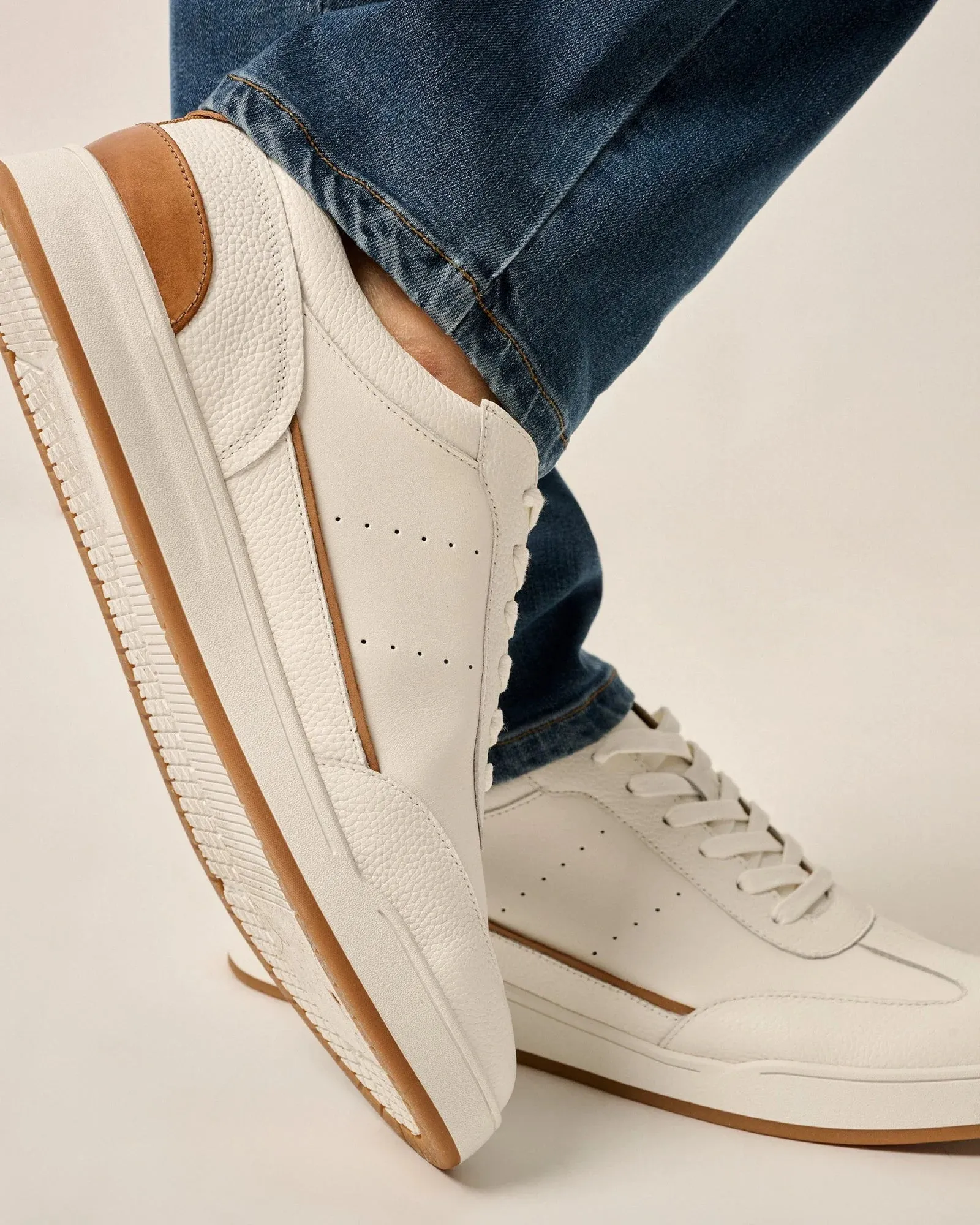 Mens Tori Richard Johnnie-O Topspin Royale Sneakers - White