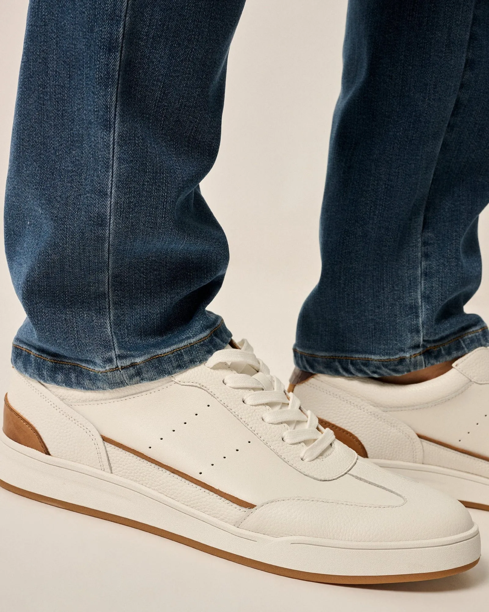 Mens Tori Richard Johnnie-O Topspin Royale Sneakers - White