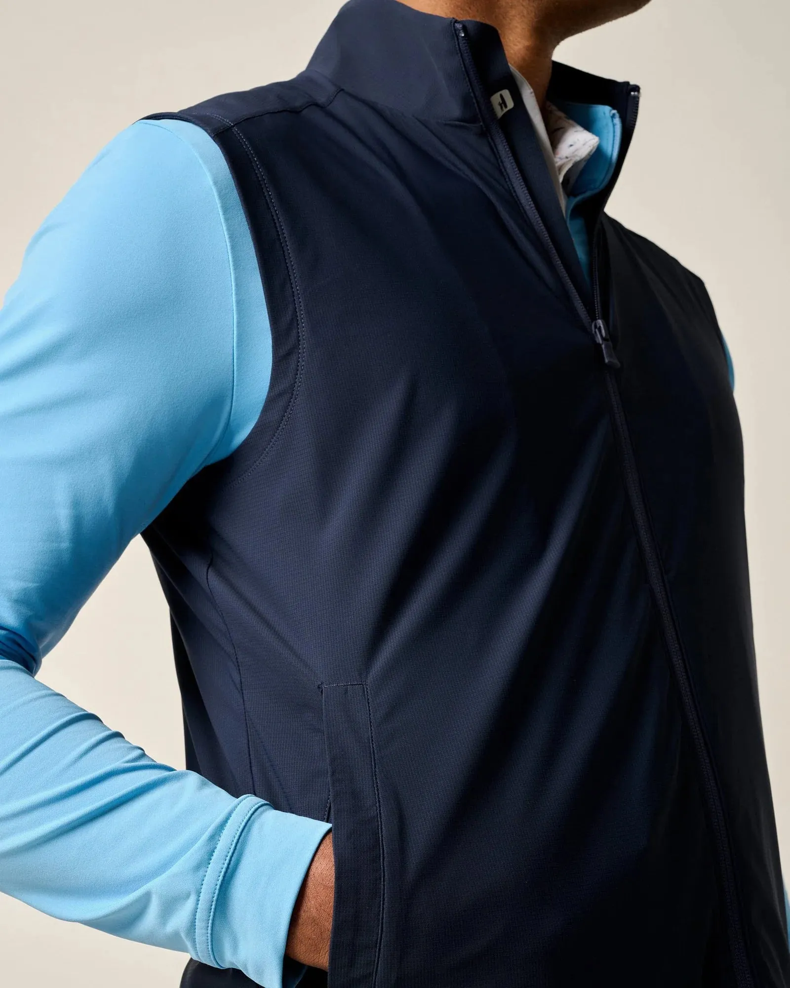 Mens Tori Richard Johnnie-O Zimmer Vest - Navy