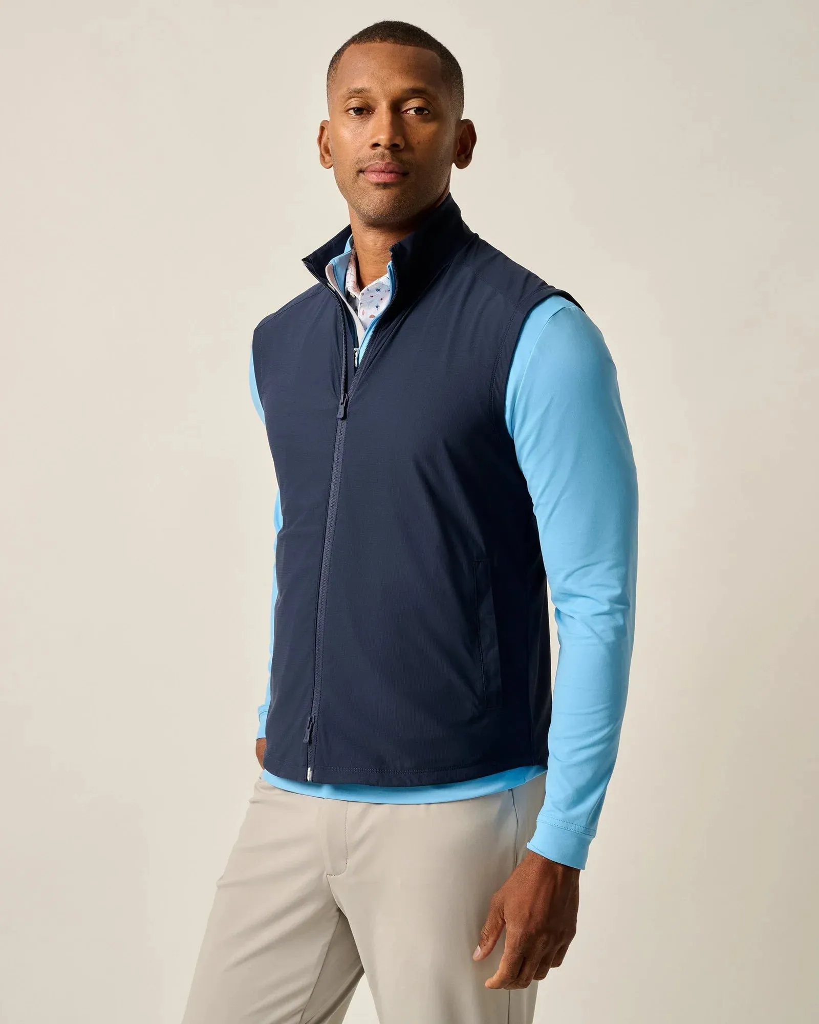 Mens Tori Richard Johnnie-O Zimmer Vest - Navy