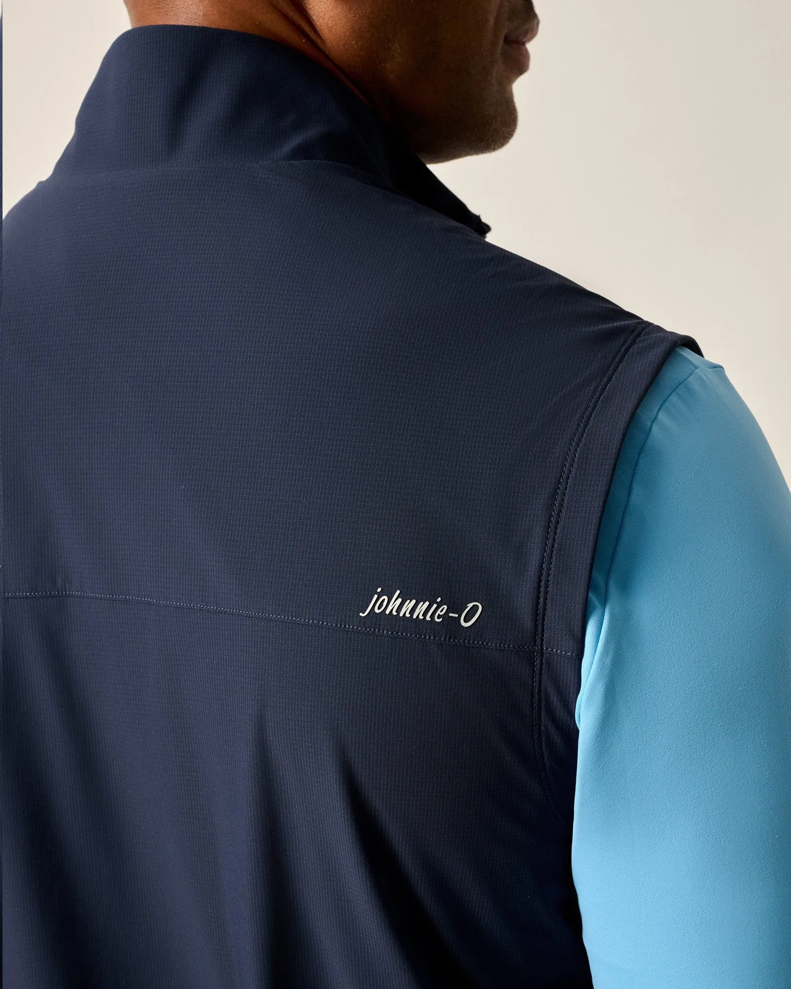 Mens Tori Richard Johnnie-O Zimmer Vest - Navy