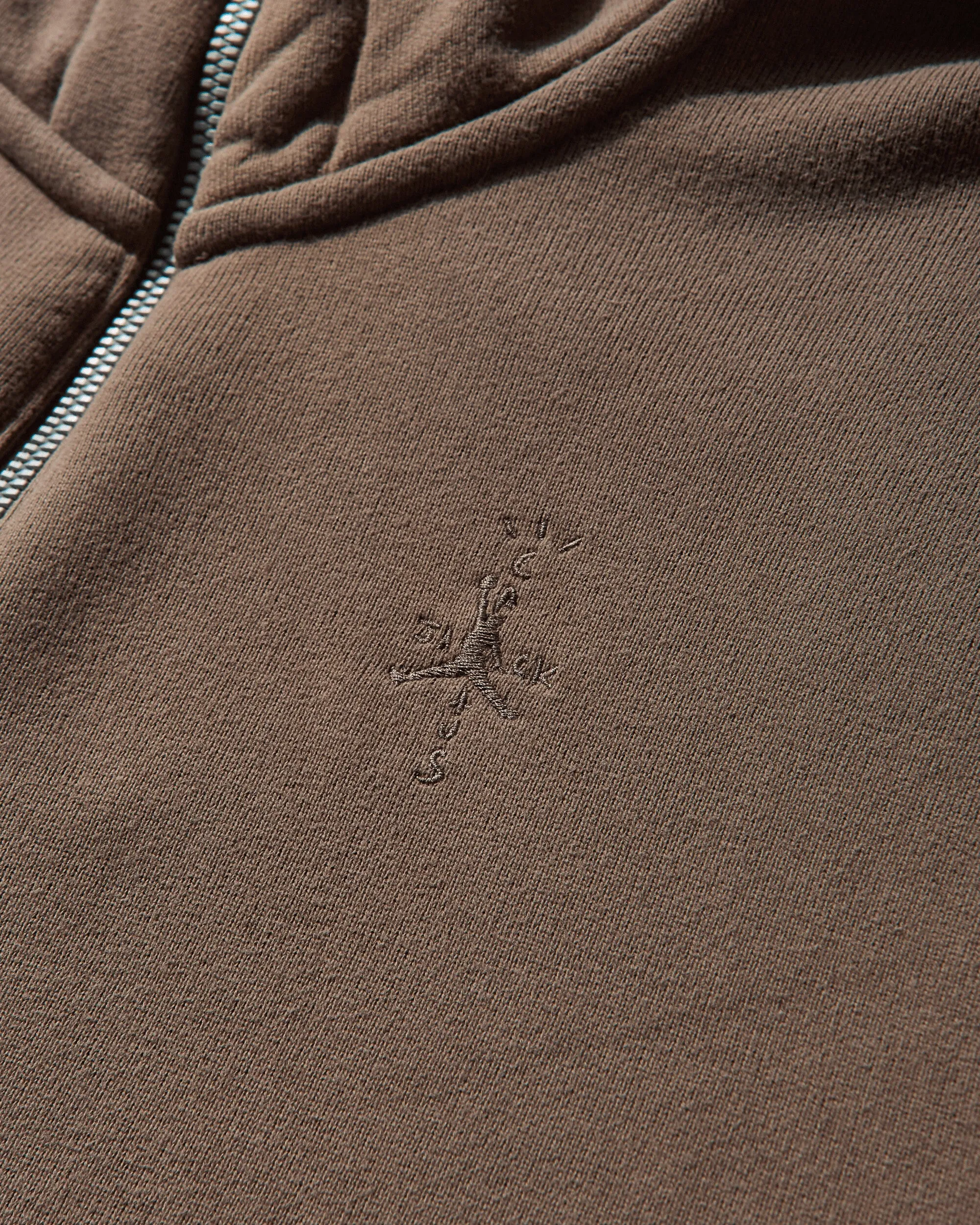 Men's Travis Scott Full-Zip Hoodie Palomino