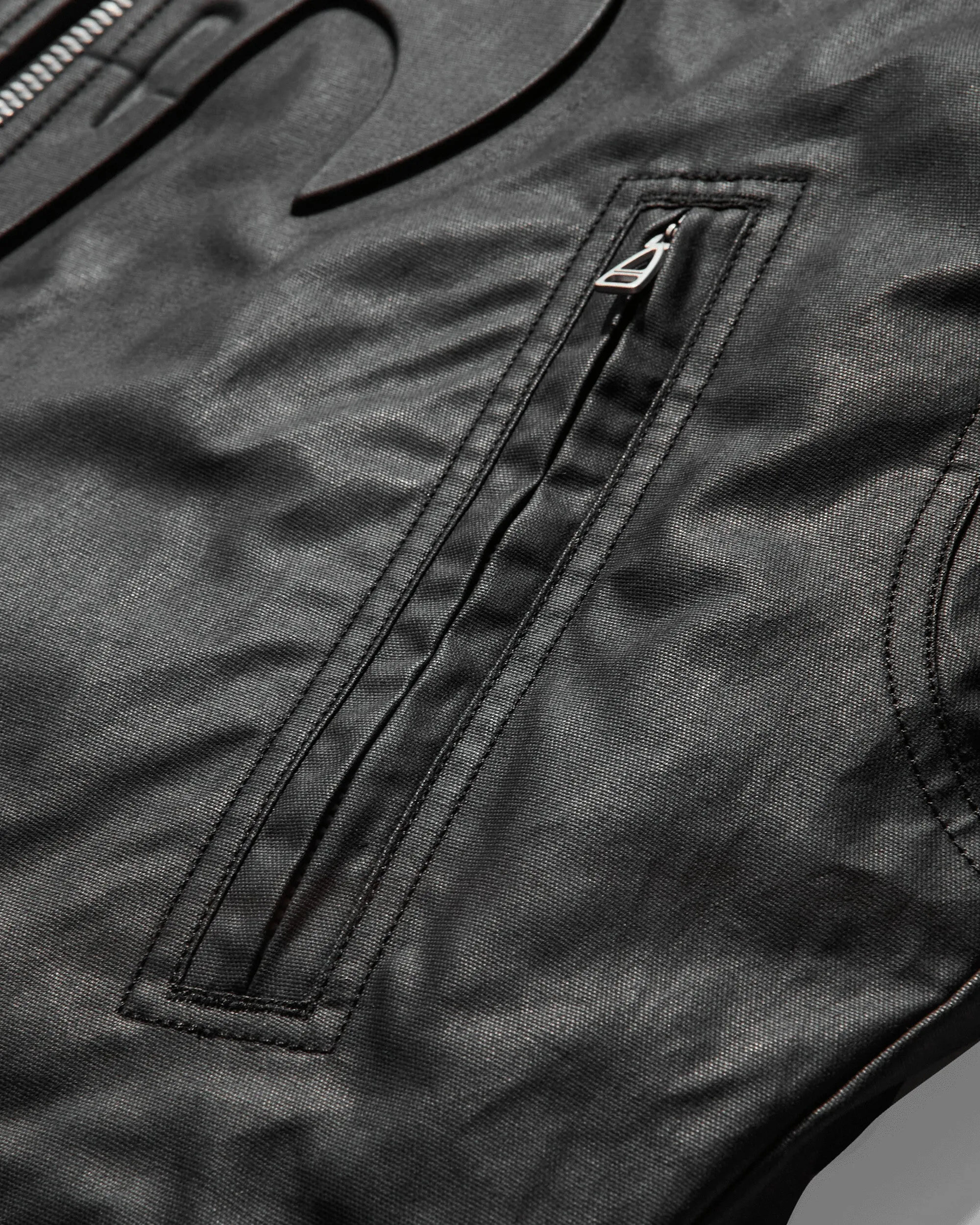 Men's Travis Scott Waxed Jacket Black