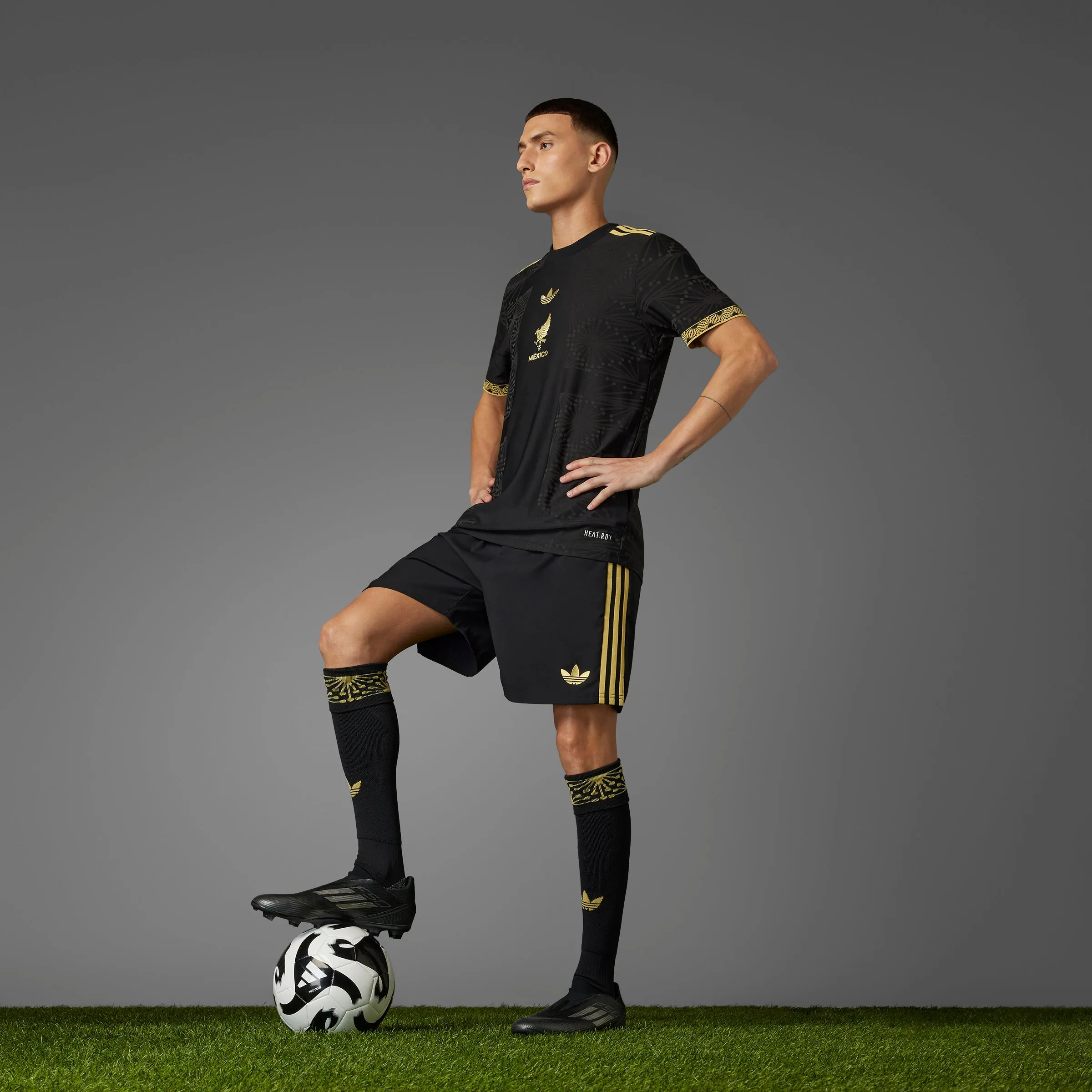 Mexico Gold Jersey - Mens Clothing_Adidas