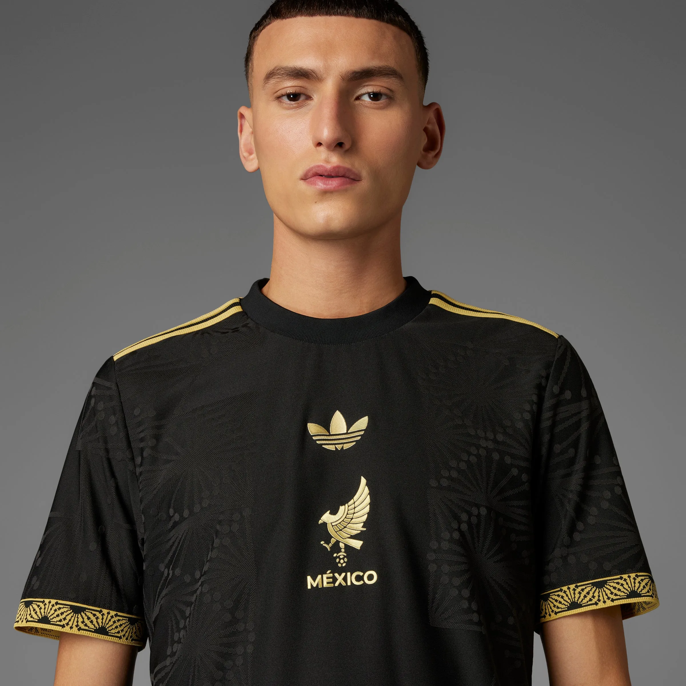 Mexico Gold Jersey - Mens Clothing_Adidas