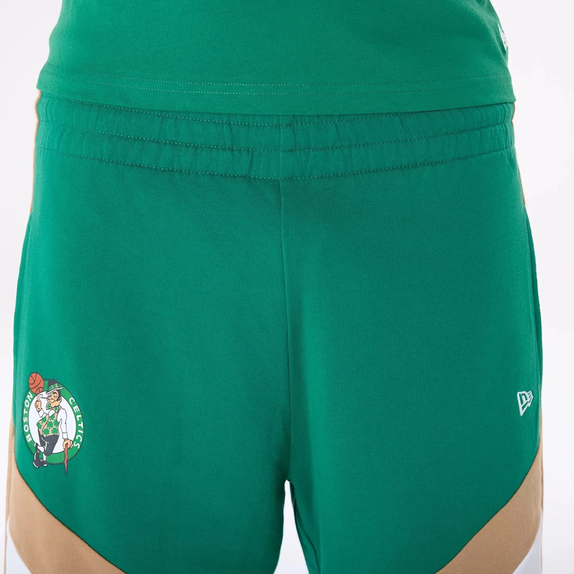 New Era Sport Shorts Boston Celtics NBA Panel Green Shorts