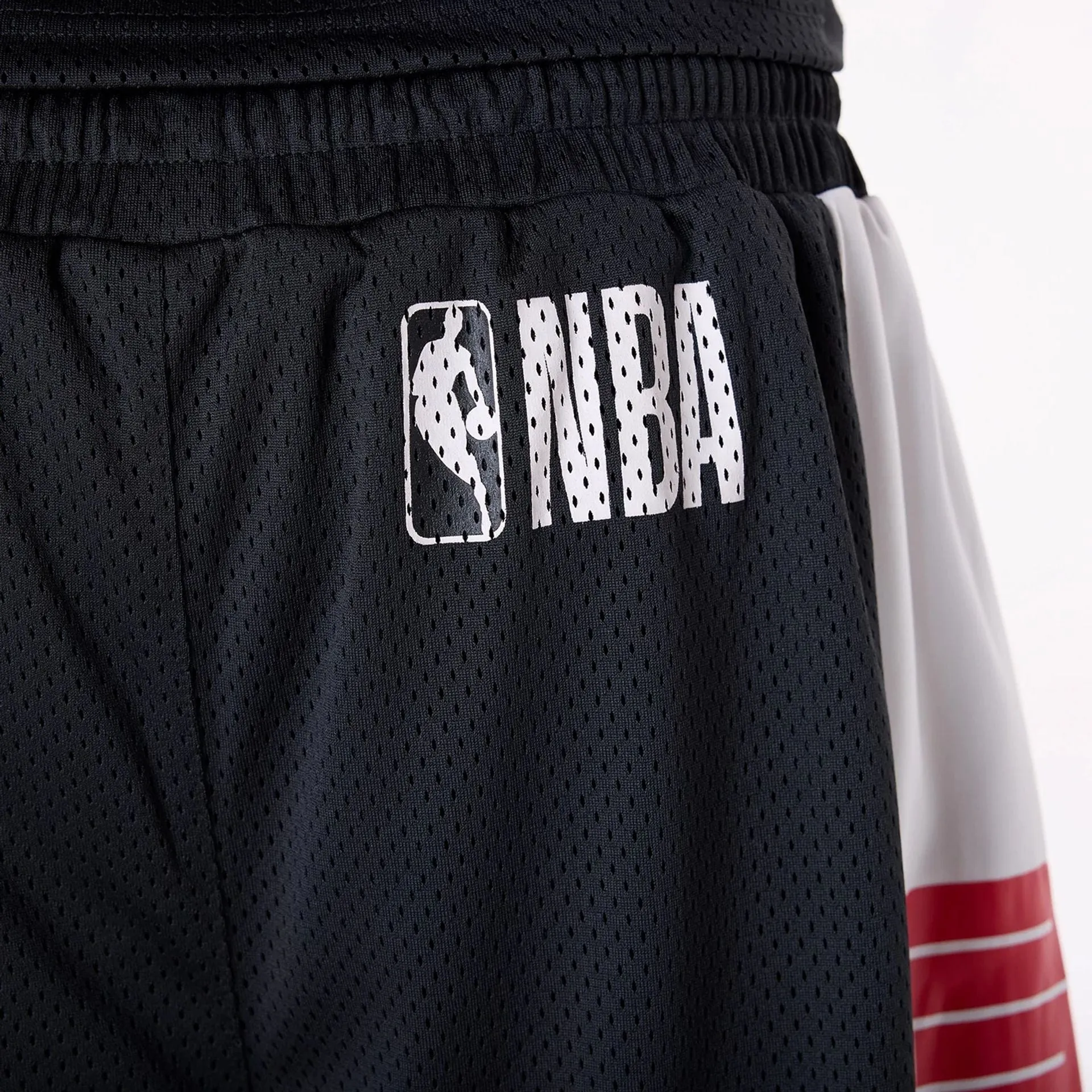 New Era Sport Shorts Chicago Bulls NBA Graphic Black Mesh Shorts
