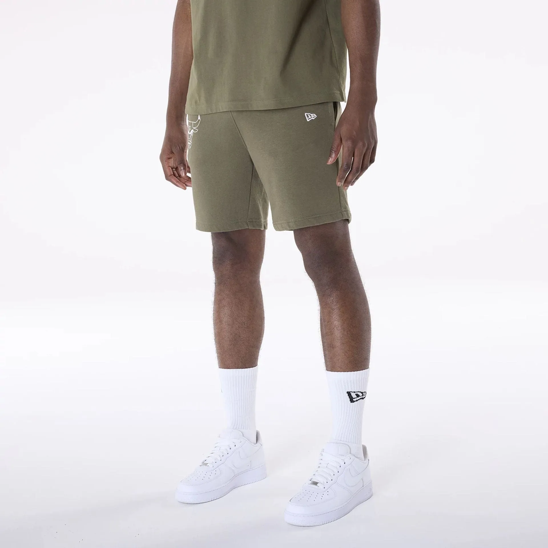 New Era Sport Shorts Chicago Bulls NBA League Essential Dark Green Shorts