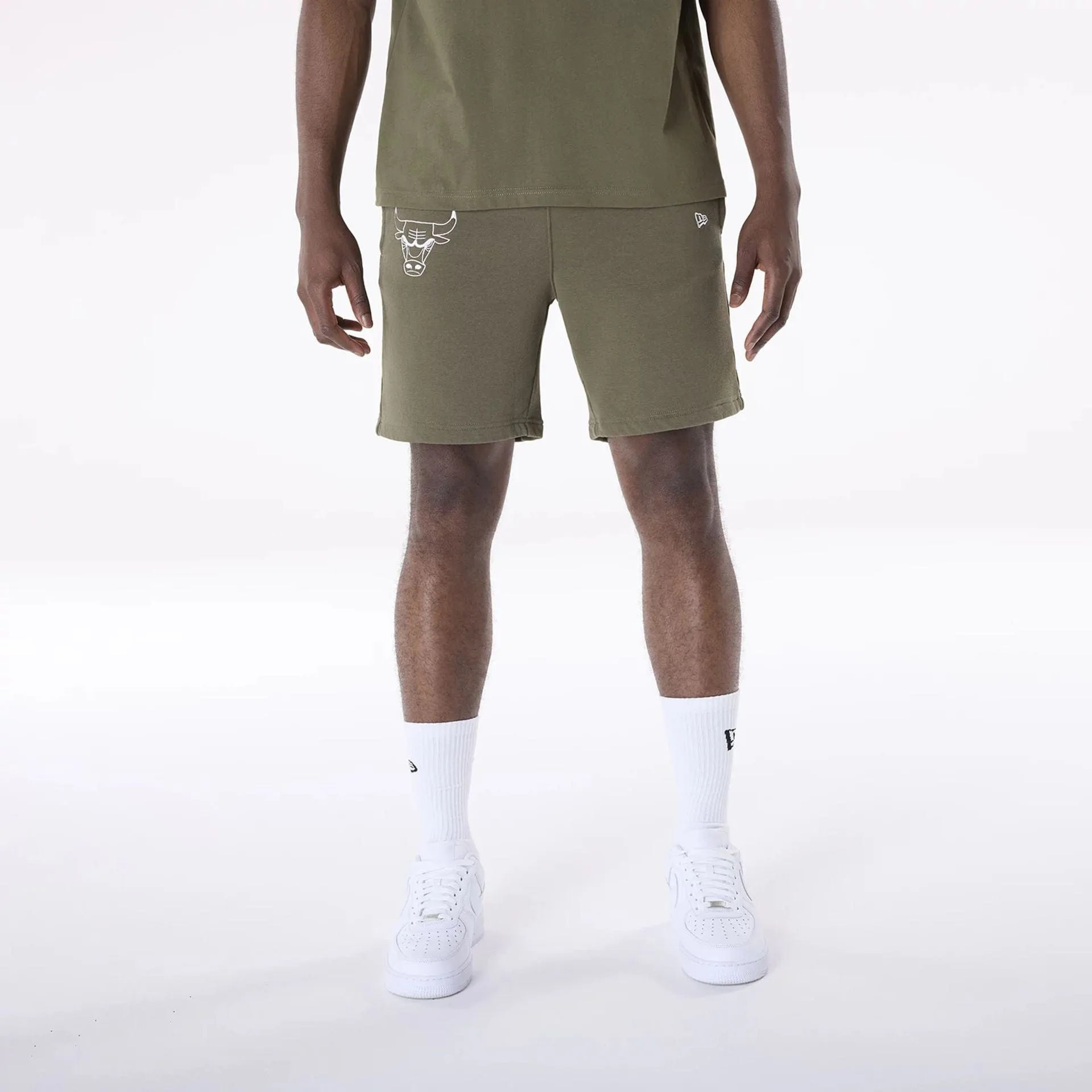 New Era Sport Shorts Chicago Bulls NBA League Essential Dark Green Shorts