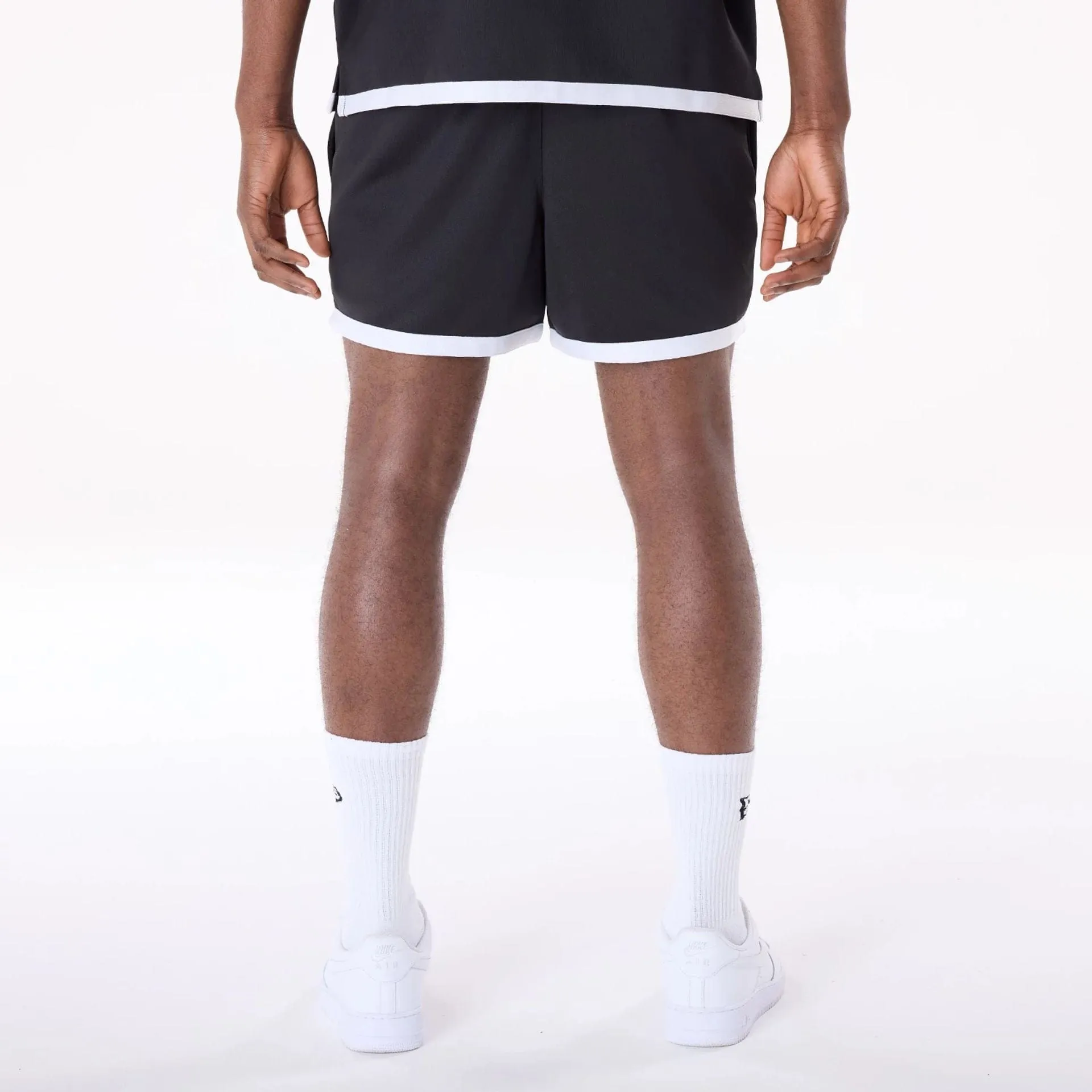 New Era Sport Shorts Chicago Bulls NBA Team Logo Black Shorts