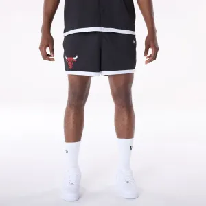 New Era Sport Shorts Chicago Bulls NBA Team Logo Black Shorts