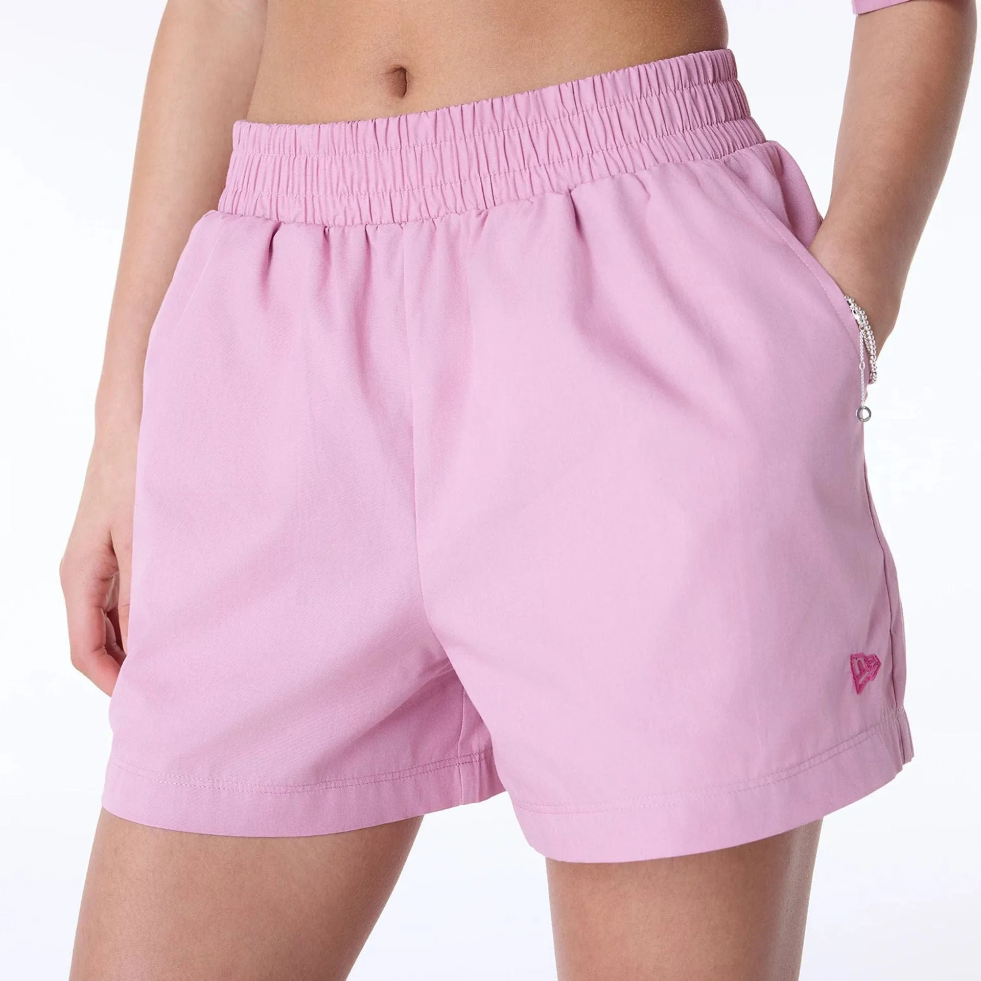 New Era Sport Shorts LA Dodgers Womens MLB Dark Pink Shorts