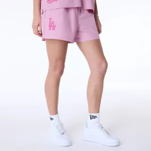 New Era Sport Shorts LA Dodgers Womens MLB Dark Pink Shorts