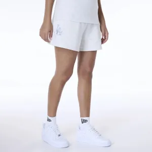 New Era Sport Shorts LA Dodgers Womens MLB League Essential Pastel Grey Shorts