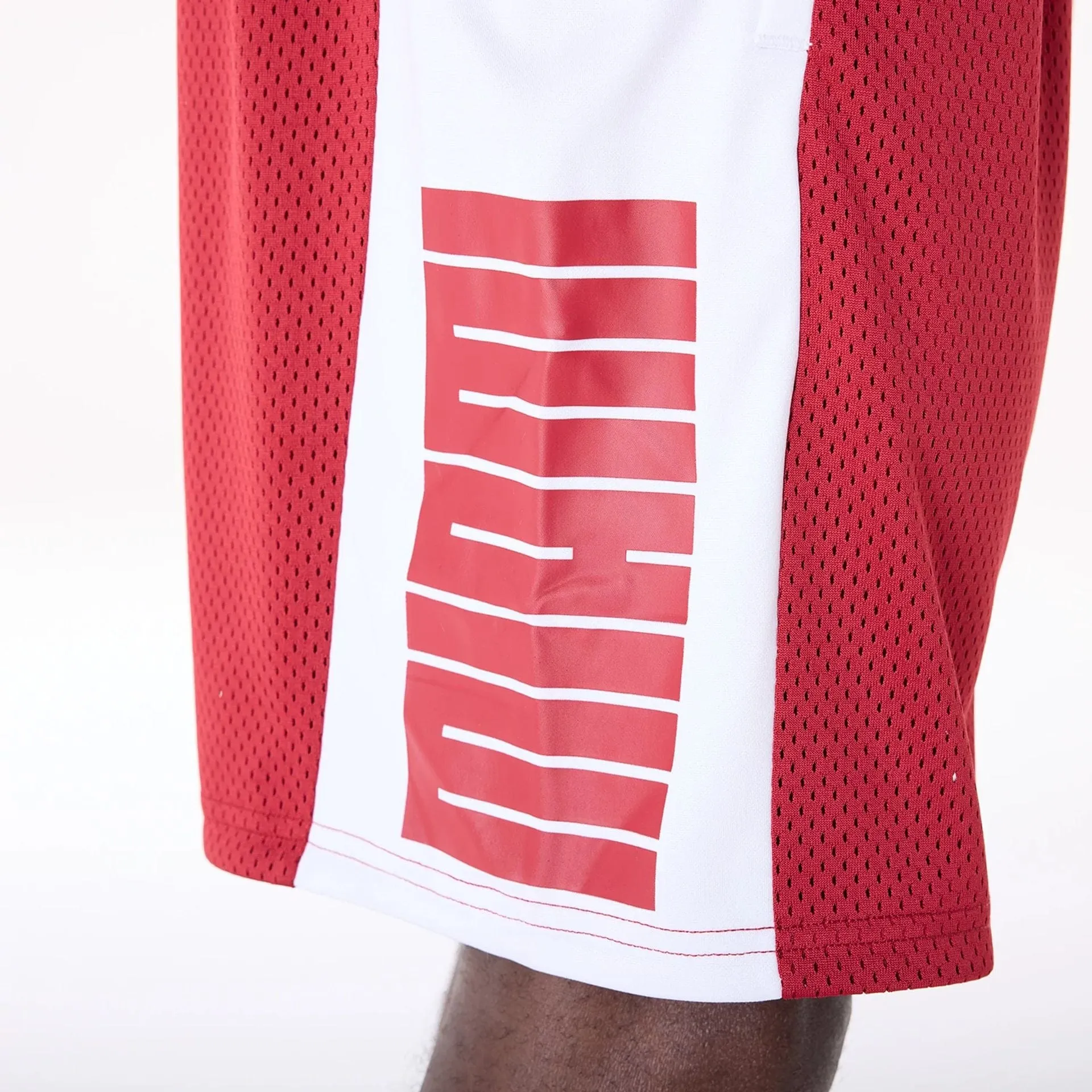 New Era Sport Shorts Miami Heat NBA Graphic Dark Red Mesh Shorts