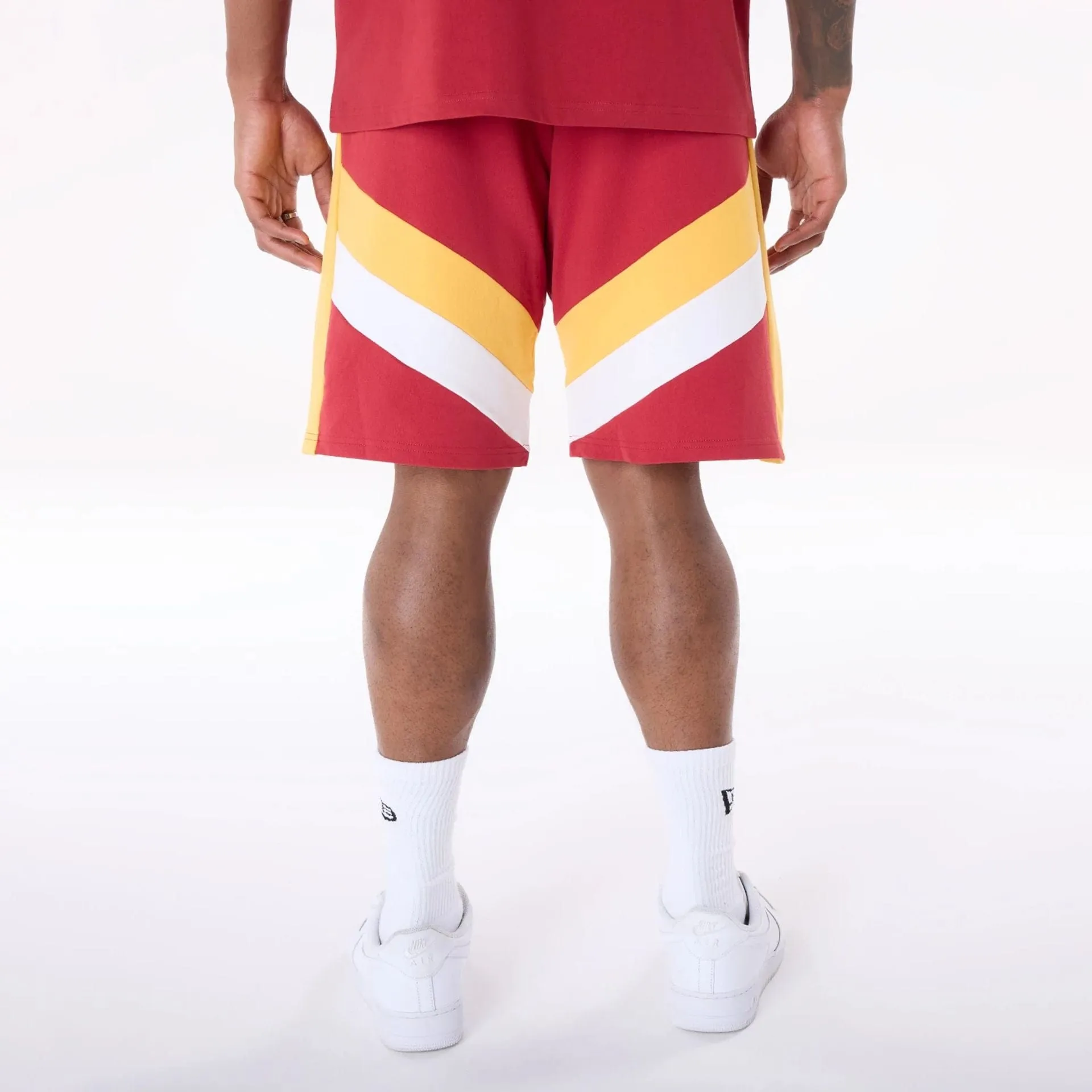 New Era Sport Shorts Miami Heat NBA Panel Dark Red Shorts