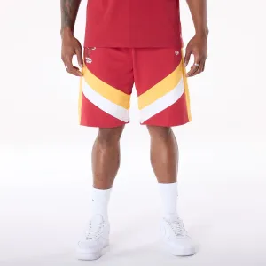 New Era Sport Shorts Miami Heat NBA Panel Dark Red Shorts