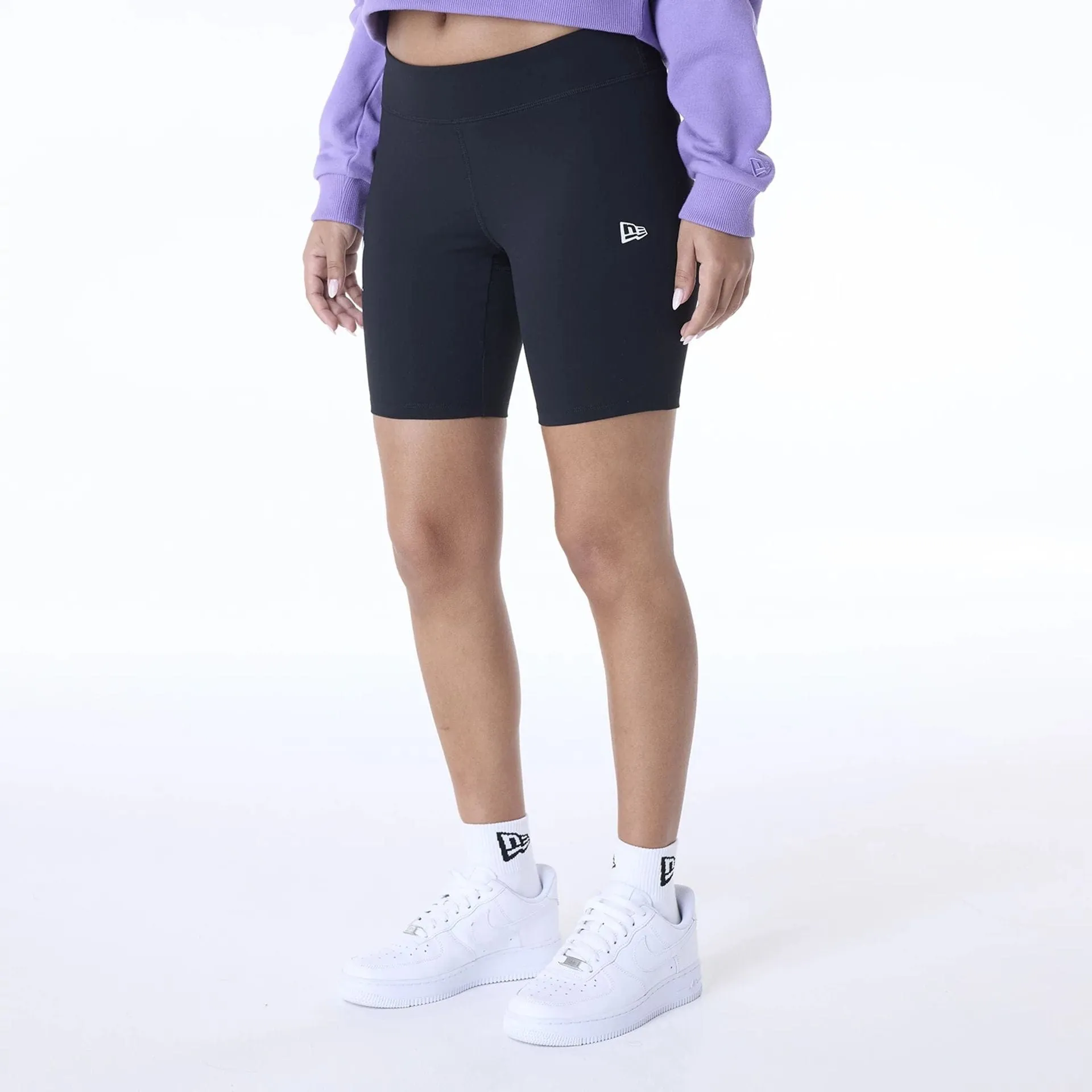 New Era Sport Shorts New York Yankees Womens MLB League Essential Black Cycling Shorts