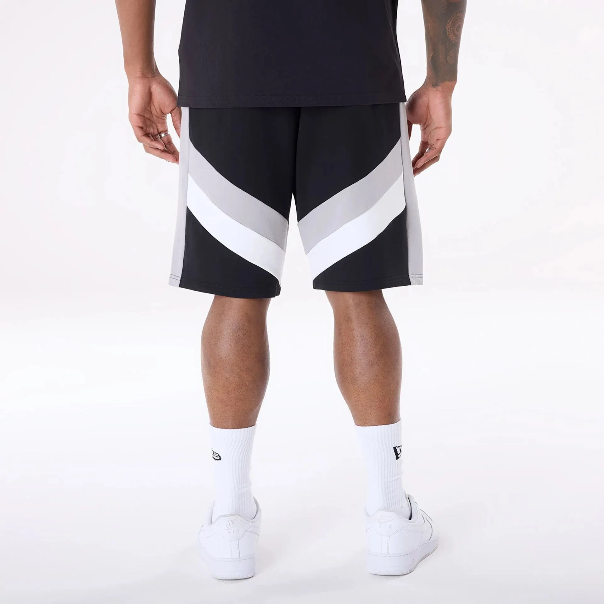 New Era Sport Shorts San Antonio Spurs NBA Panel Black Shorts