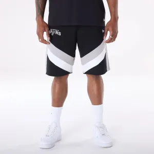 New Era Sport Shorts San Antonio Spurs NBA Panel Black Shorts