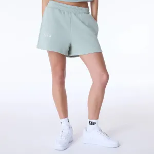 New Era Sport Shorts Womens New Era Script Pastel Green Shorts