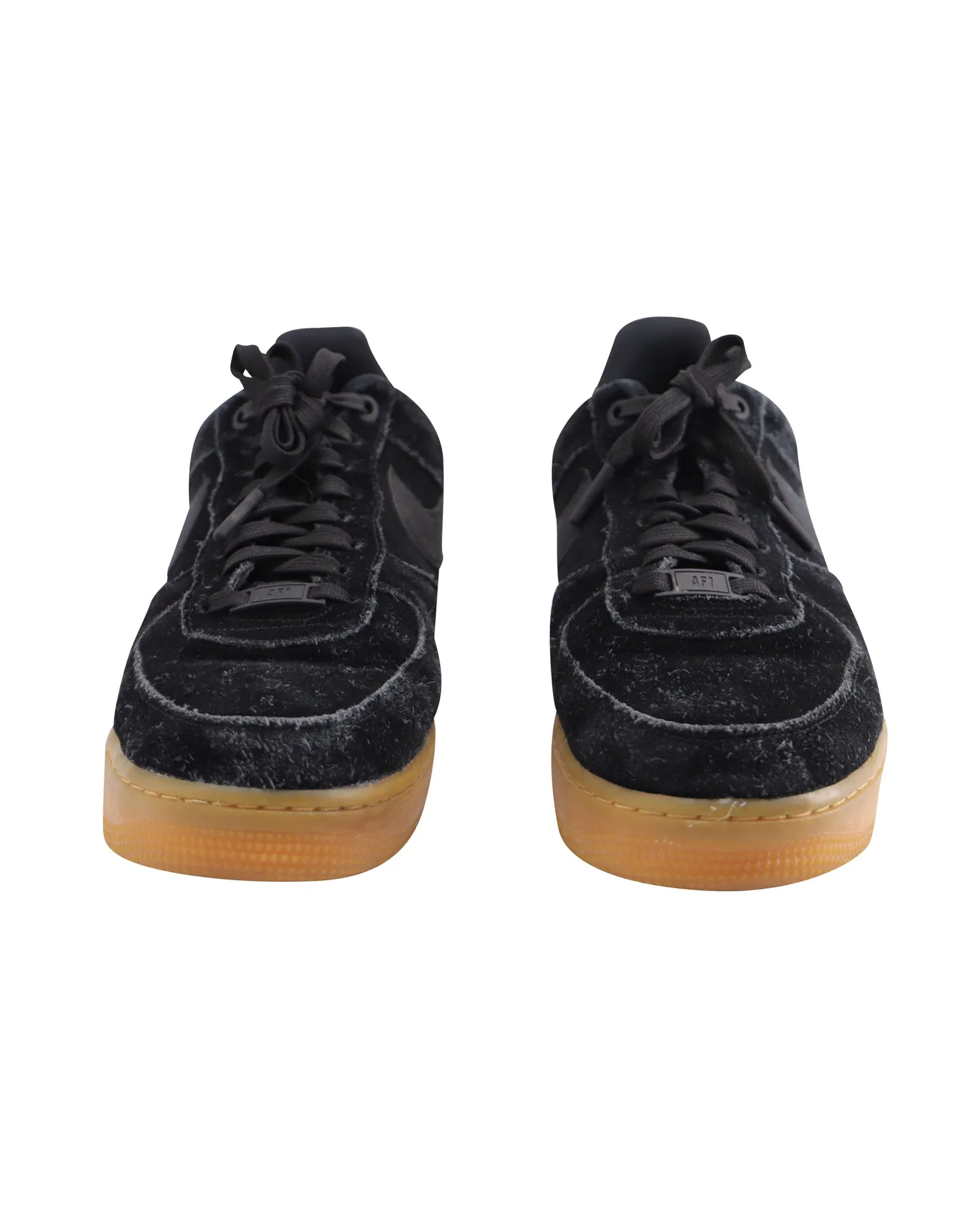 Nike Air Force 1 07 LV8 in Black Gum Suede