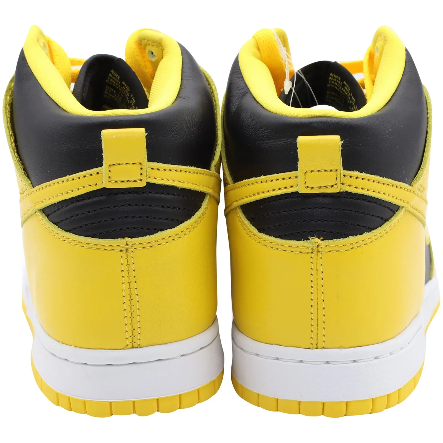 Nike Dunk High Varsity Maize in Yellow Leather
