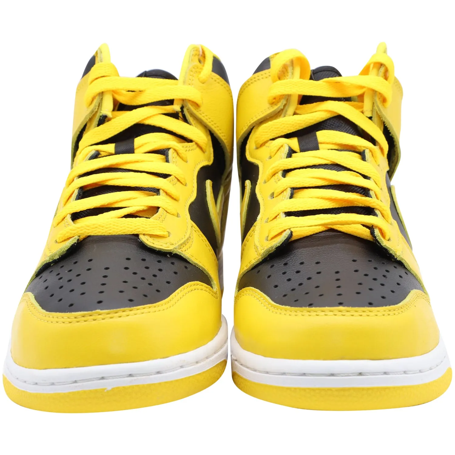 Nike Dunk High Varsity Maize in Yellow Leather