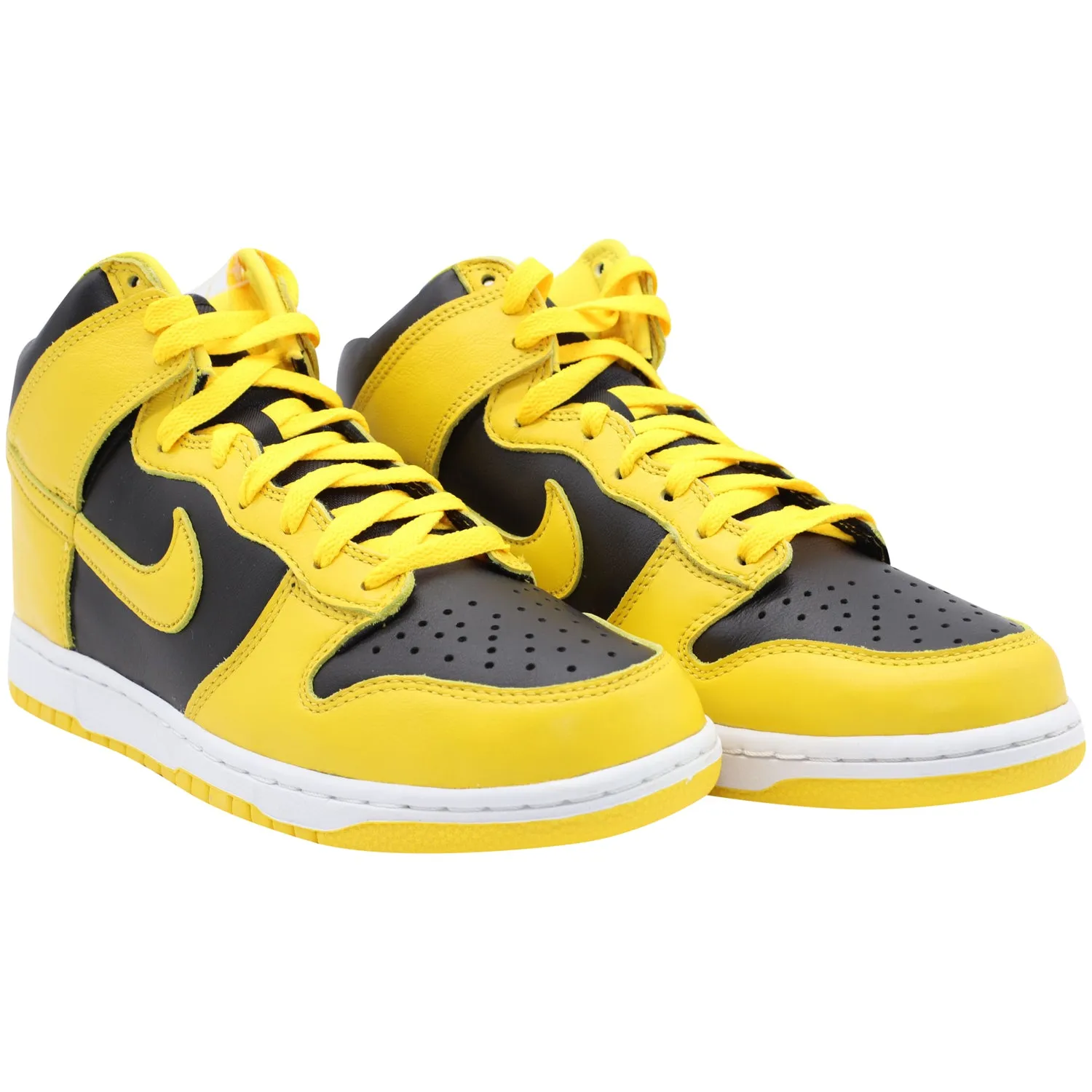 Nike Dunk High Varsity Maize in Yellow Leather