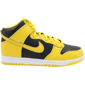 Nike Dunk High Varsity Maize in Yellow Leather