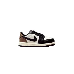 Nike Jordan 1 Retro Low OG Sail/Black-Dark Mocha  FQ5435-102 Toddler