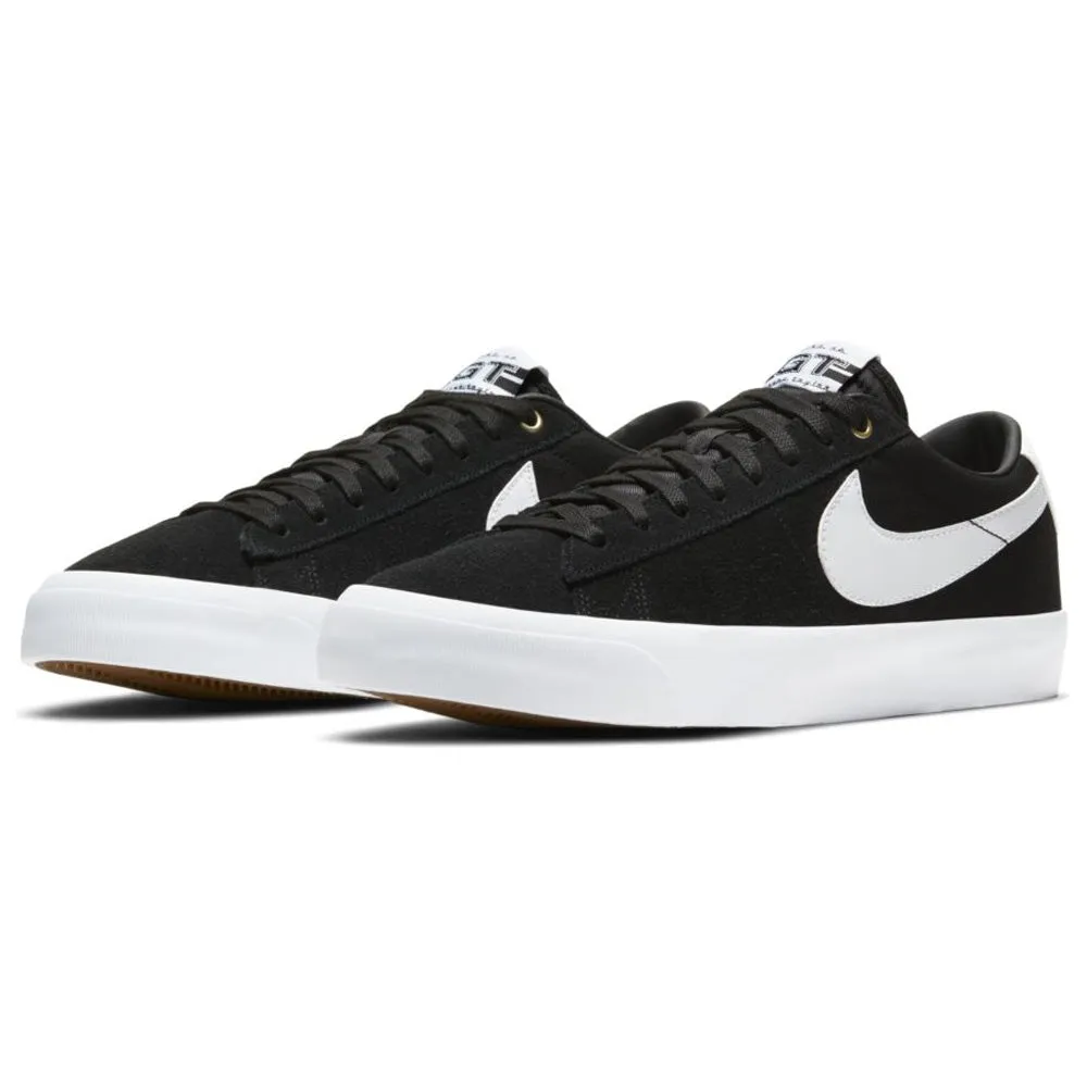 Nike SB - Blazer Low Pro GT Shoes Black/White-Black-Gum Light Brown Nike SB