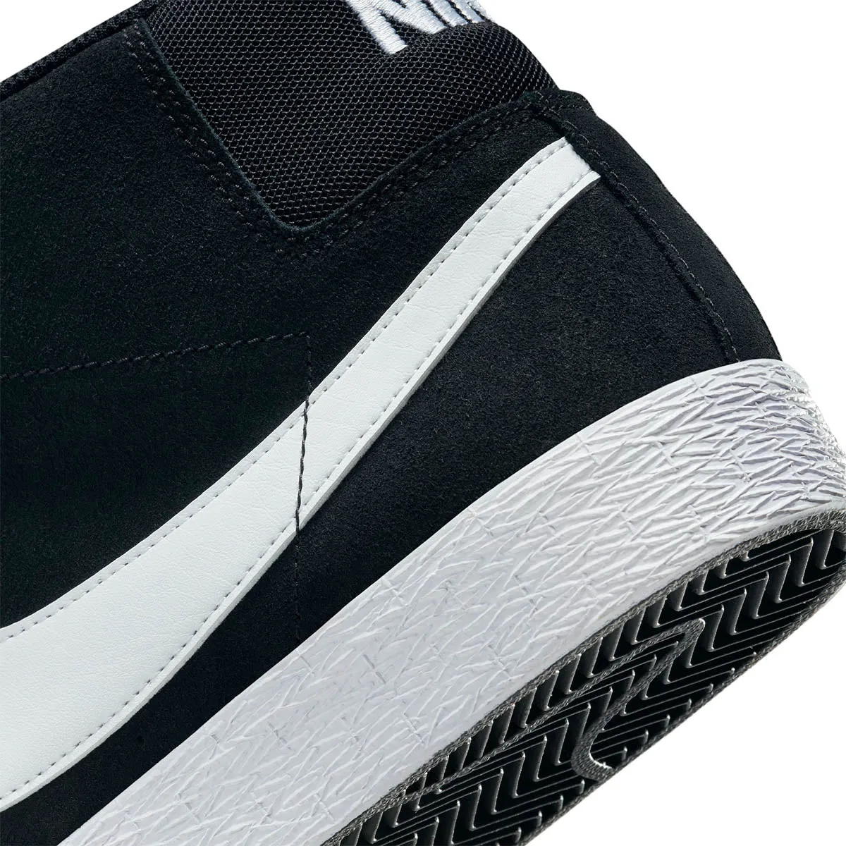 Nike SB - Blazer Mid Shoes Black/White-White-White Nike SB