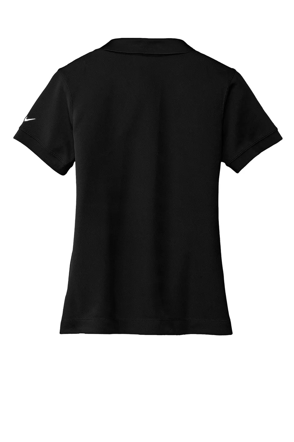 Nike Womens Classic Dri-Fit Moisture Wicking Short Sleeve Polo Shirt - Black