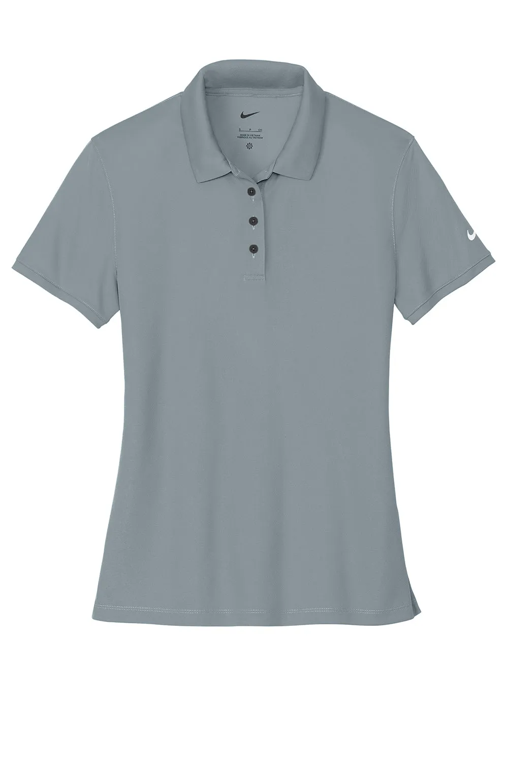 Nike Womens Victory Dri-Fit Moisture Wicking Short Sleeve Polo Shirt - Cool Grey