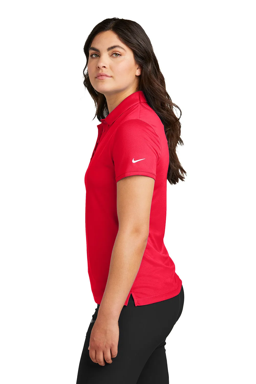 Nike Womens Victory Dri-Fit Moisture Wicking Short Sleeve Polo Shirt - University Red