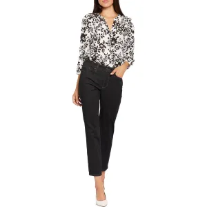 NYDJ Womens Stella Relaxed Denim Tapered Leg Jeans