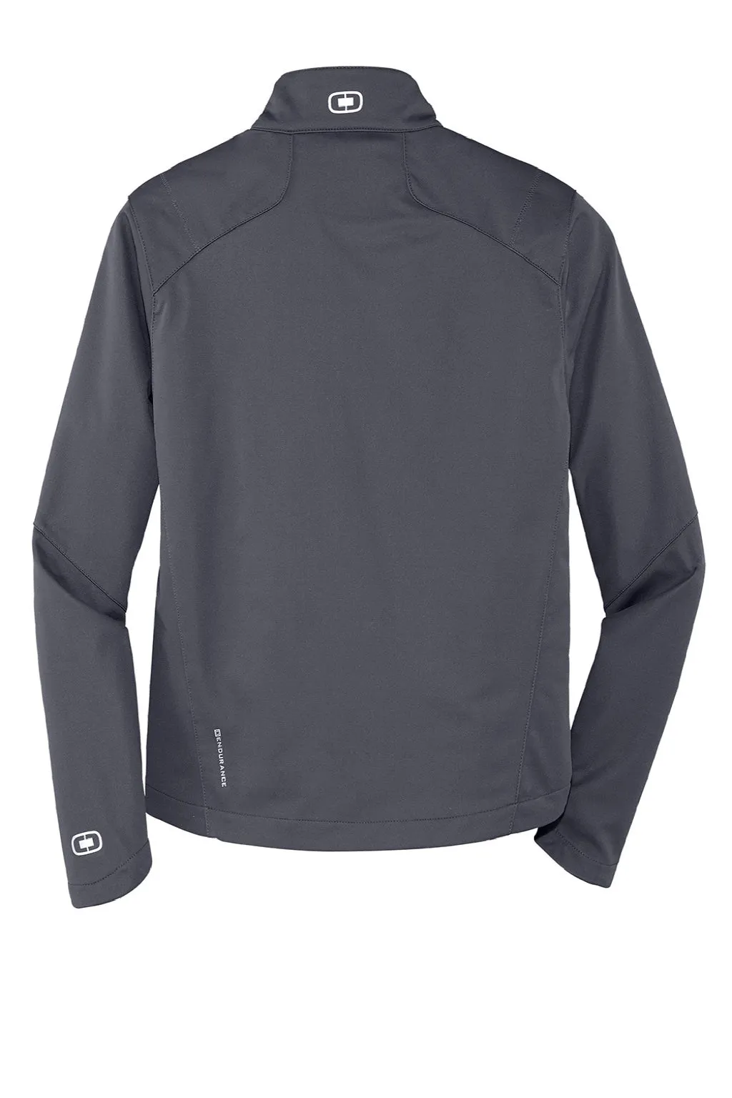 Ogio Mens Endurance Crux Wind & Water Resistant Full Zip Jacket - Gear Grey