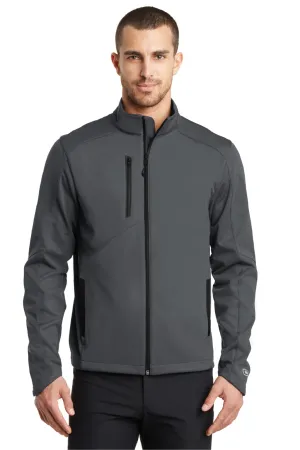 Ogio Mens Endurance Crux Wind & Water Resistant Full Zip Jacket - Gear Grey