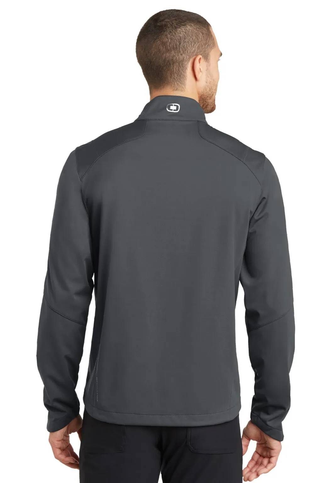 Ogio Mens Endurance Crux Wind & Water Resistant Full Zip Jacket - Gear Grey