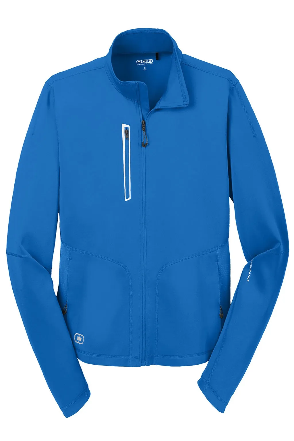 Ogio Mens Endurance Fulcrum Full Zip Jacket - Electric Blue