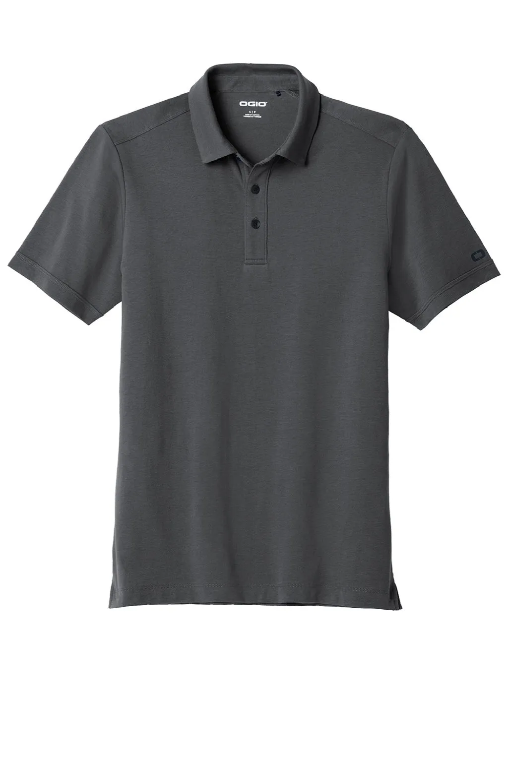 Ogio Mens Limit Moisture Wicking Short Sleeve Polo Shirt - Diesel Grey