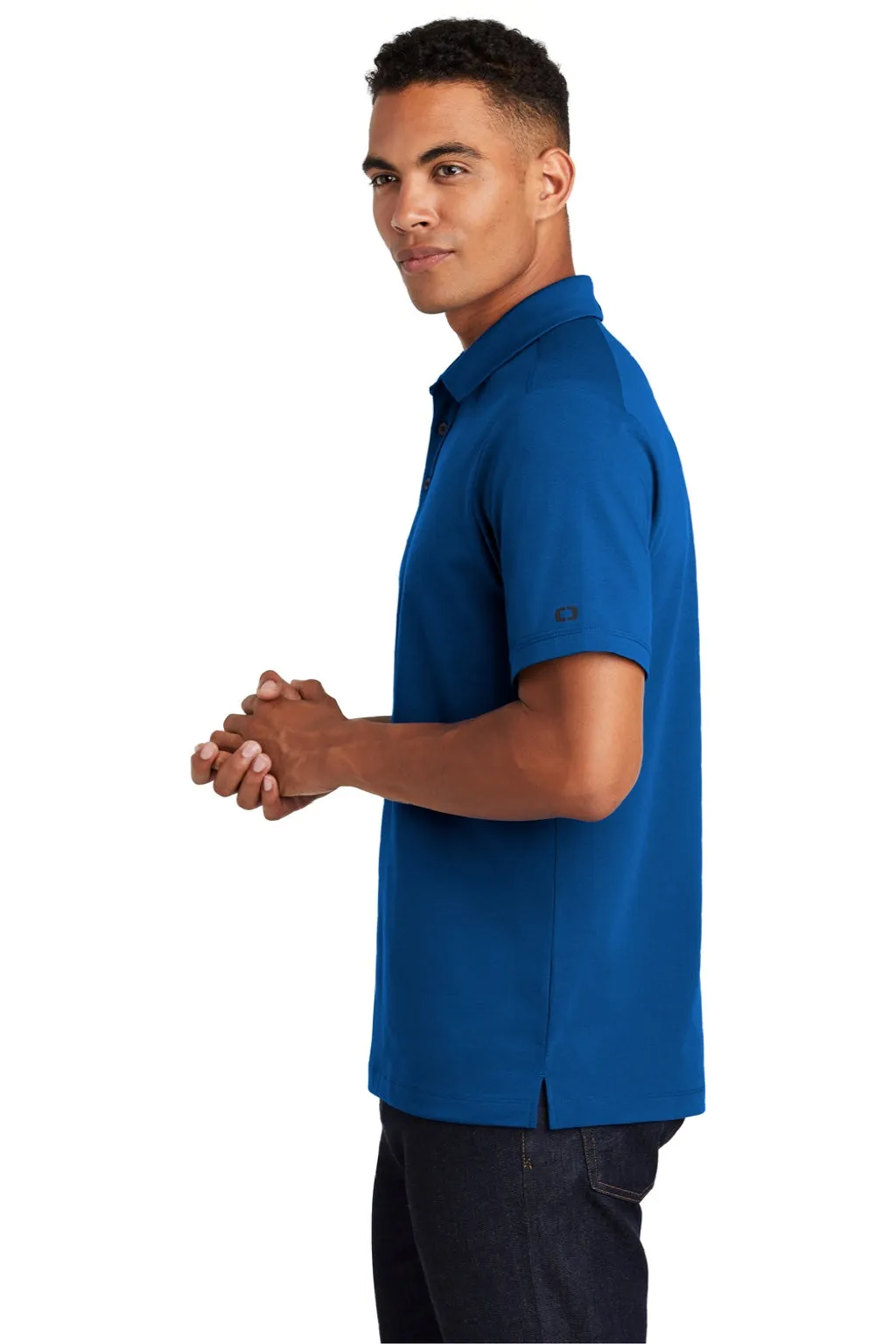 Ogio Mens Limit Moisture Wicking Short Sleeve Polo Shirt - Force Blue  buy online now Clothing Ogio