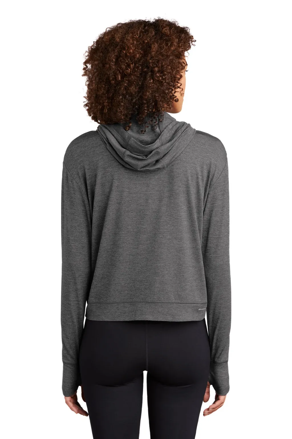 Ogio Womens Endurance Force Moisture Wicking Hooded Sweatshirt Hoodie - Heather Gear Grey