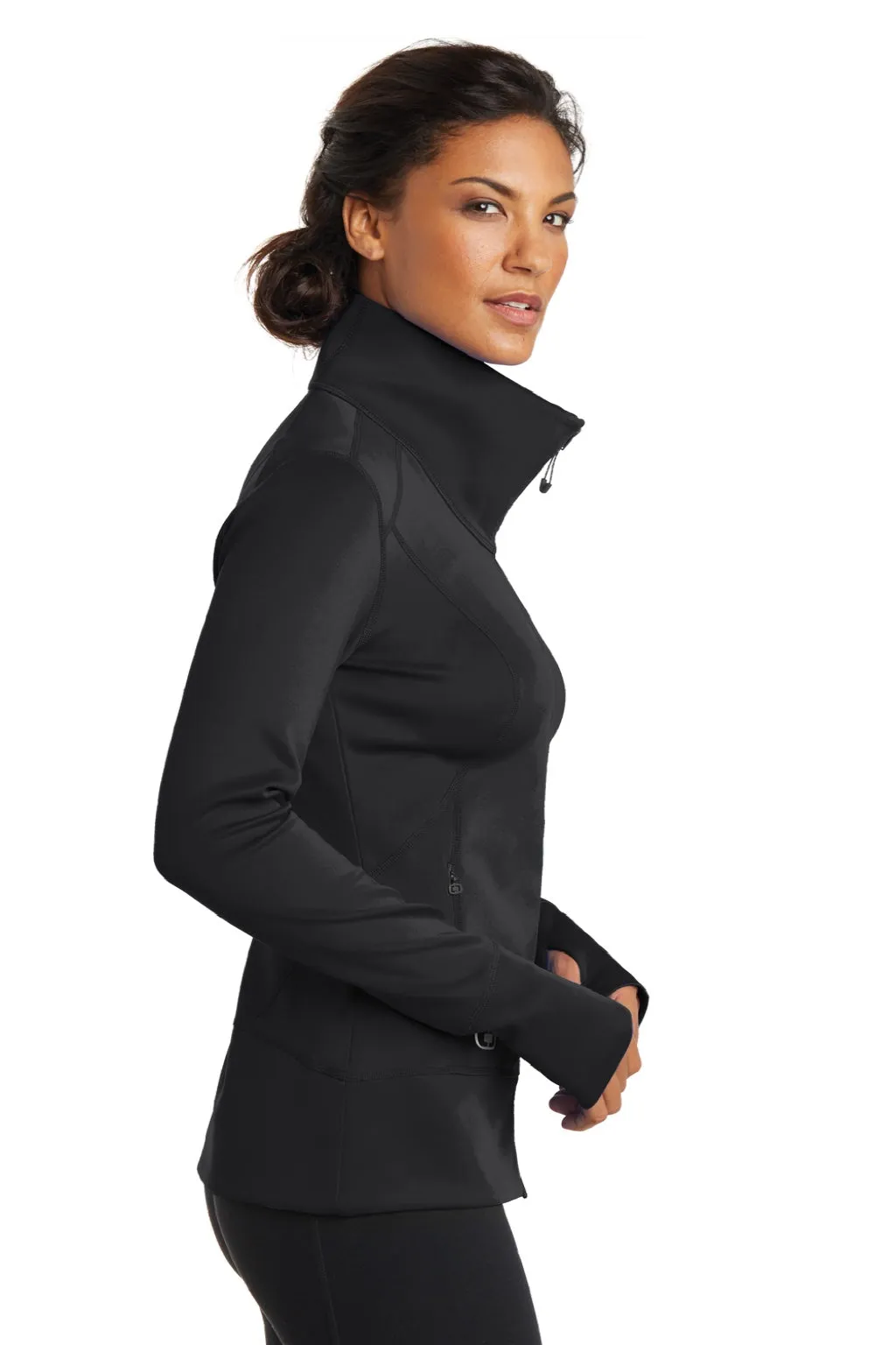 Ogio Womens Endurance Fulcrum Full Zip Jacket - Blacktop